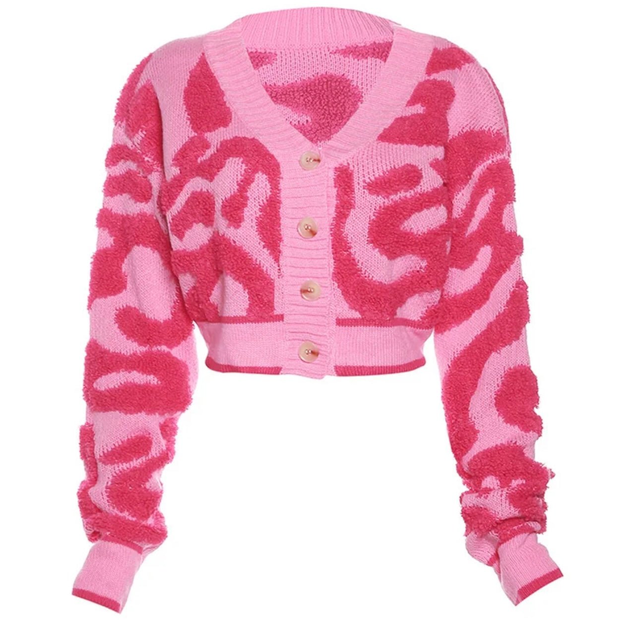 Pink Starburst Cardigan