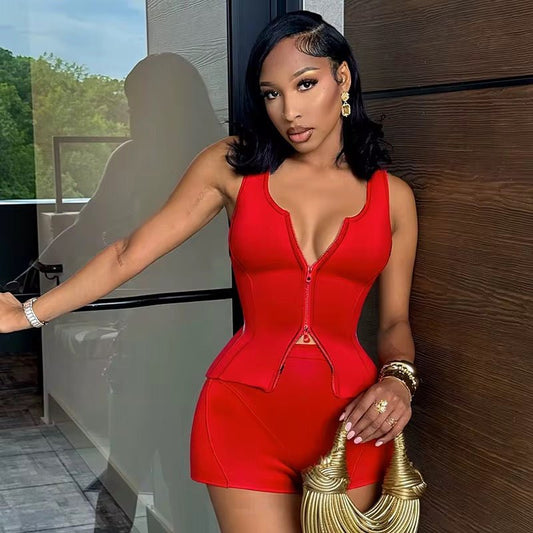 Red Reign Zip Set