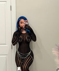 Midnight Siren Lace Junpsuit