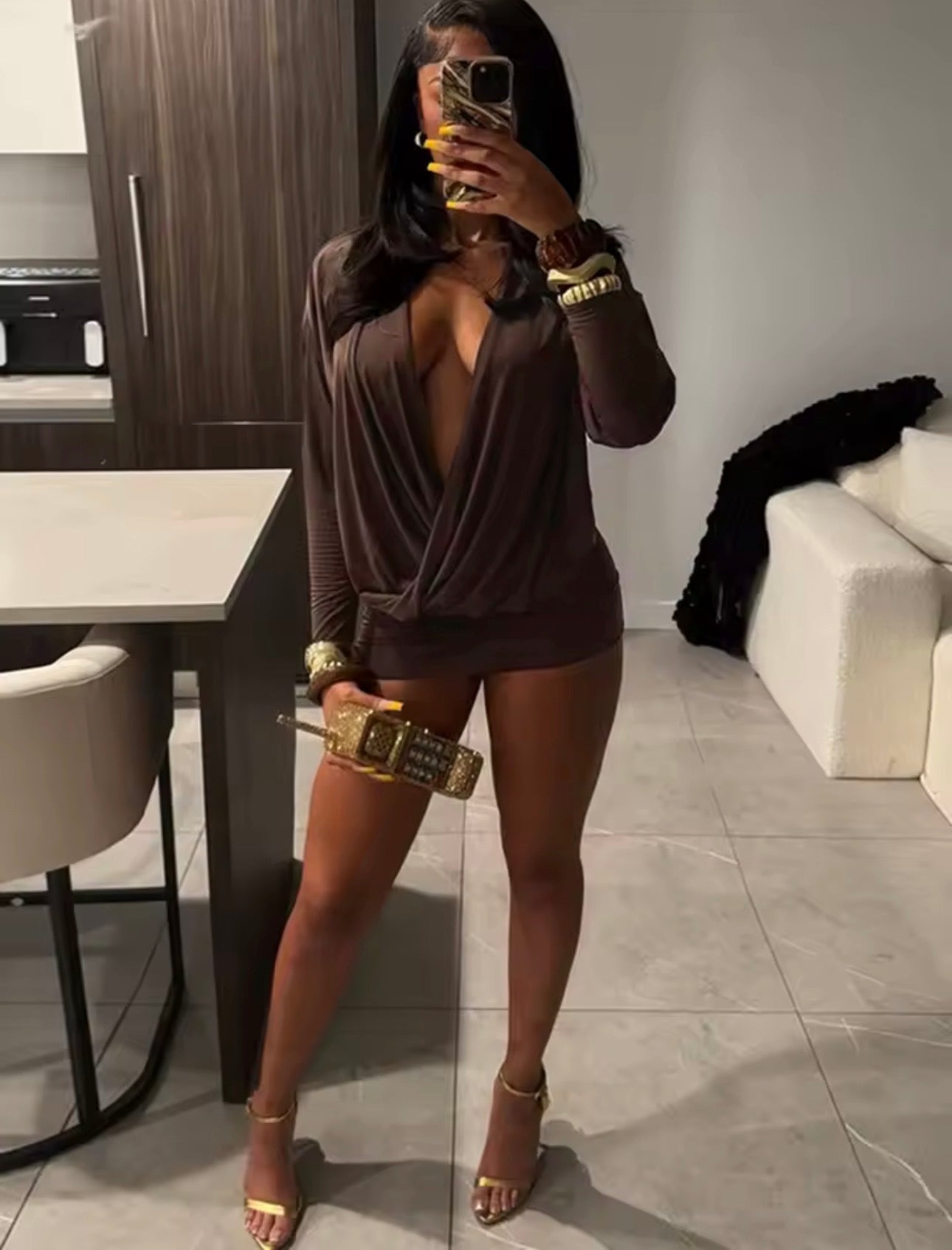 Egyptian Muse Mini Dress