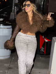 Main Character V Neck Fur