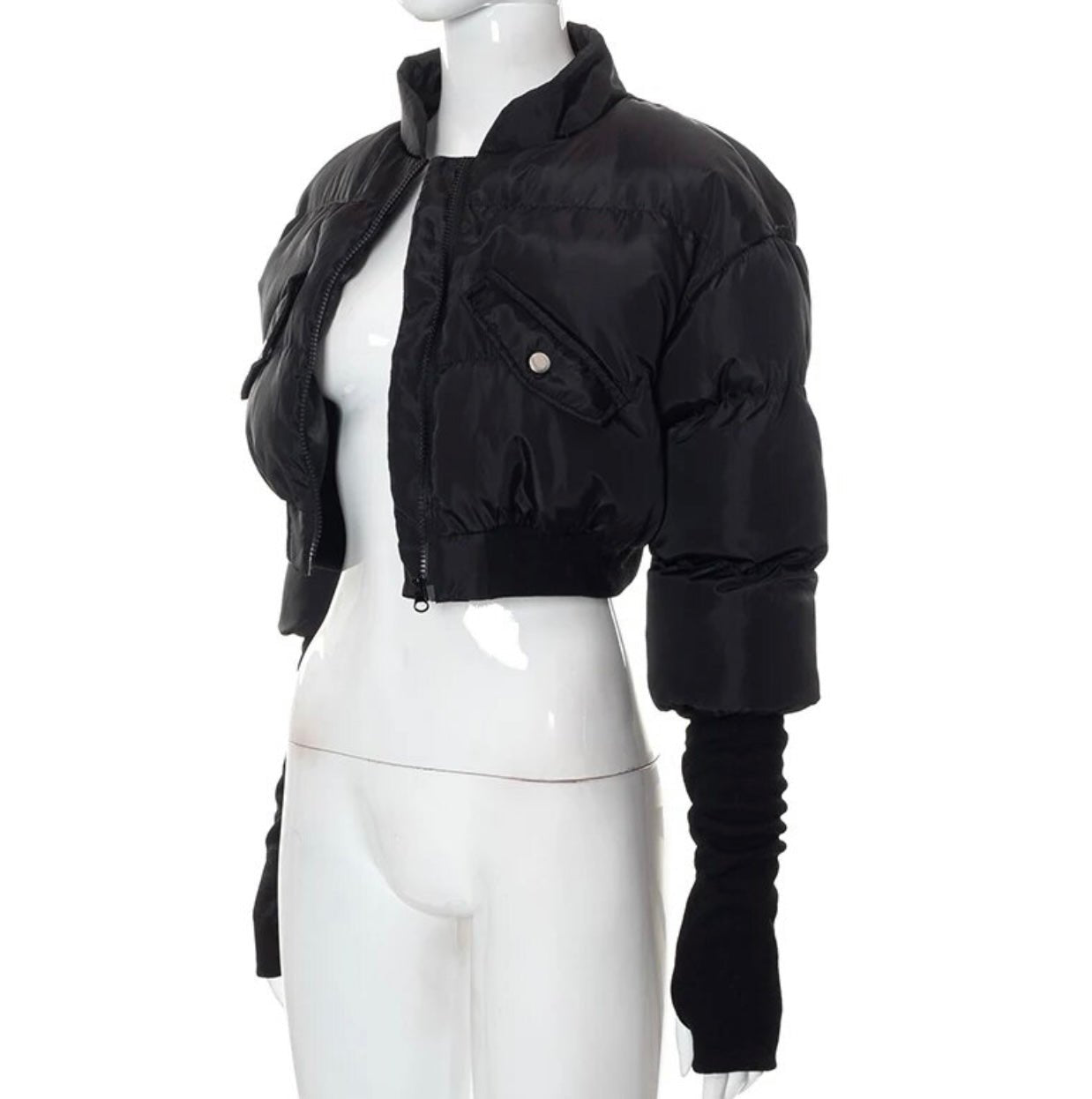 Chrome Bomber Jacket