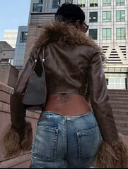 Main Character V Neck Fur