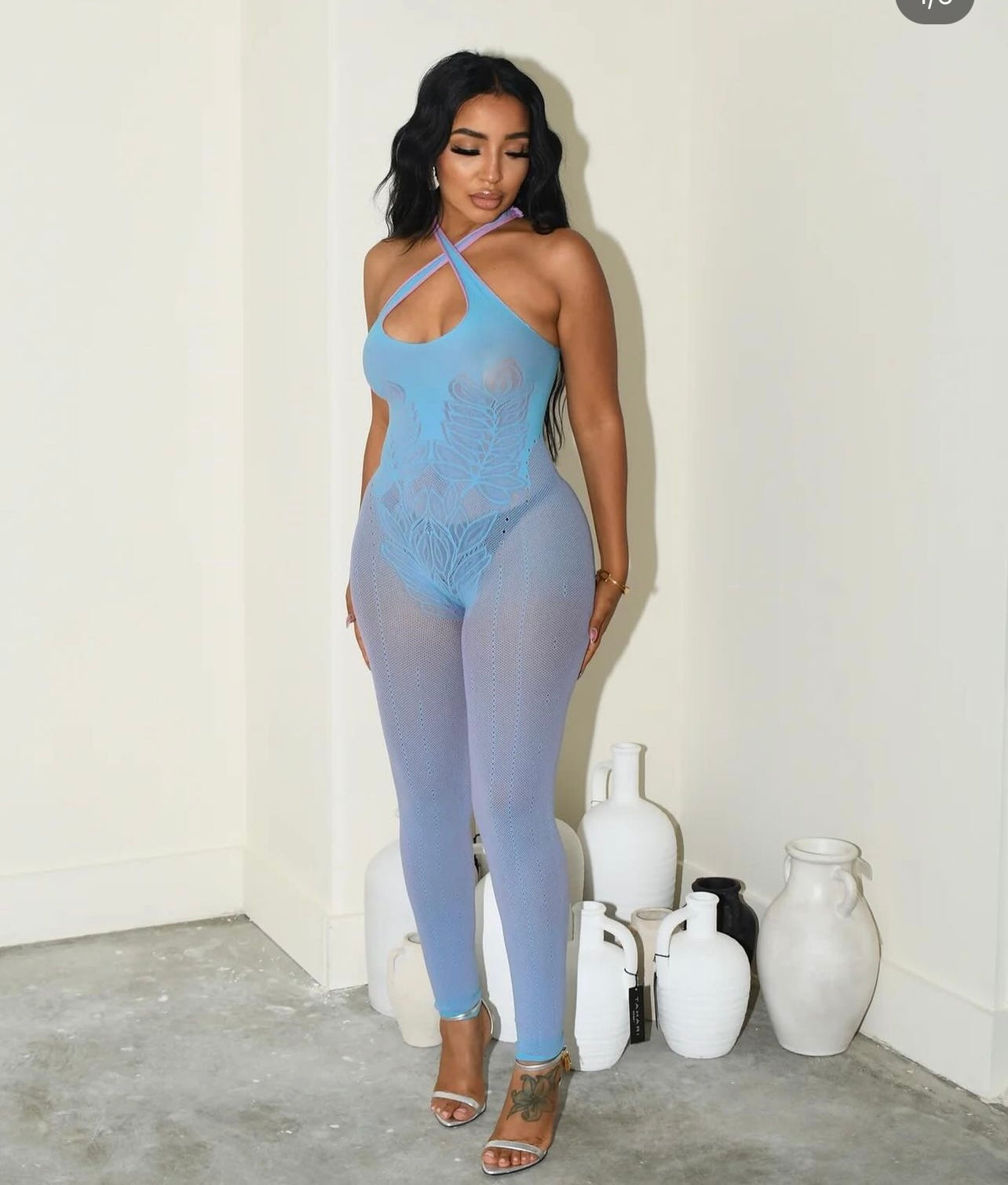 Pixy Blue Jumpsuit