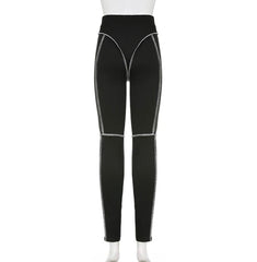 Avatar Leggings featuring a sleek, form-fitting design with bold, eye-catching patterns. These leggings offer both comfort and style, perfect for activewear or casual chic looks.