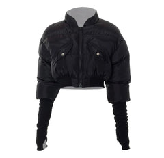 Chrome Bomber Jacket