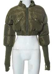 Chrome Bomber Jacket