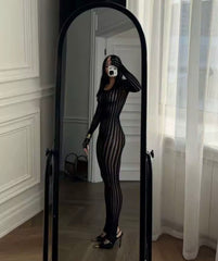 Midnight Siren Lace Junpsuit