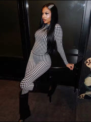 Pressure Print Jumpsuit