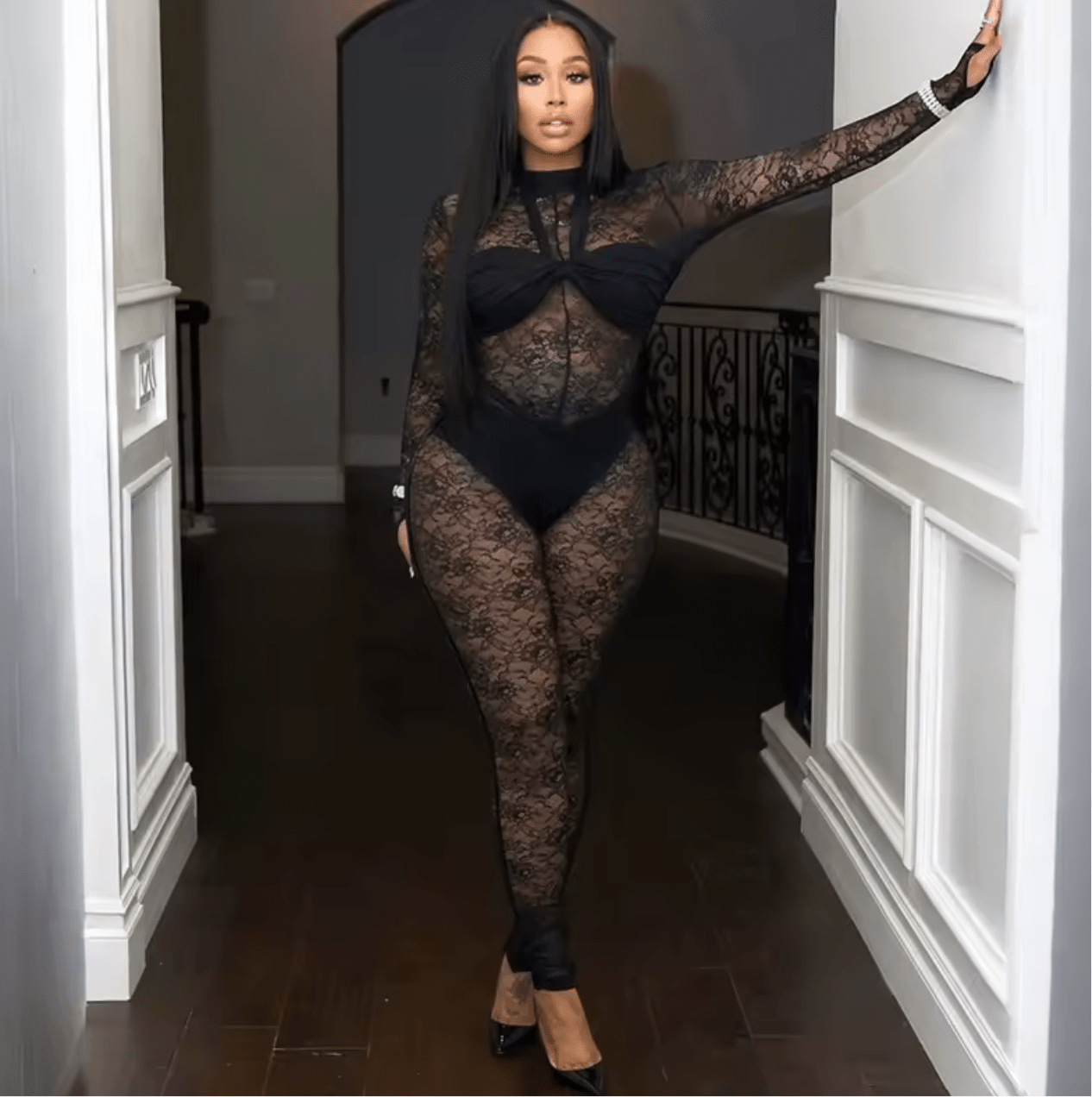 Midnight Lace Jumpsuit