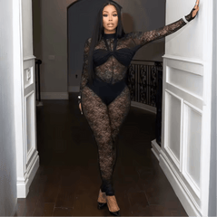 Midnight Lace Jumpsuit