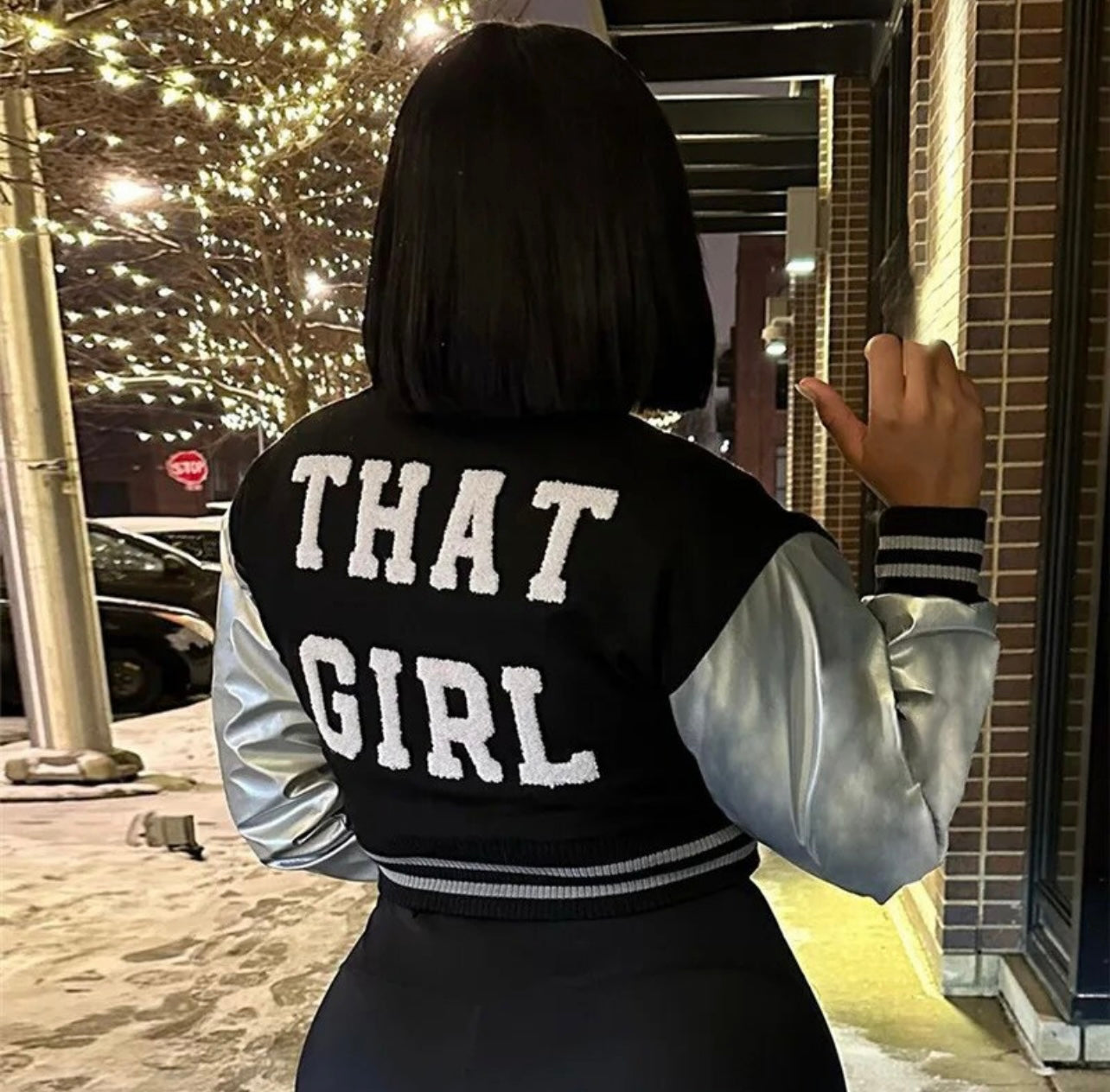 THAT GIRL varsity jacket