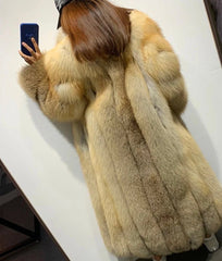 Winter in Miami Golden Fox Fur