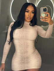 Snake BodyCon Dress